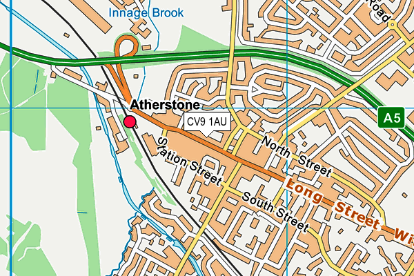 Map of ATHERSTONE CARPETS & FLOORING LIMITED at district scale