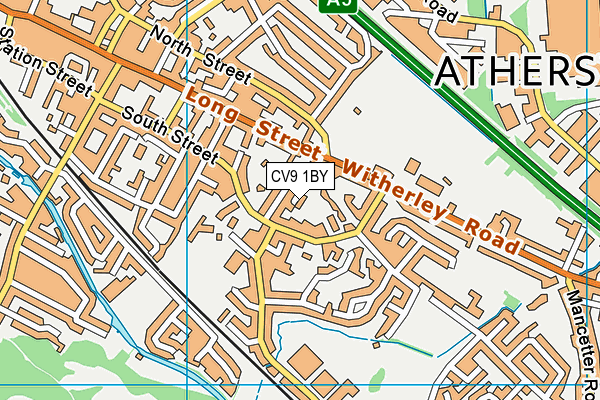 CV9 1BY map - OS VectorMap District (Ordnance Survey)