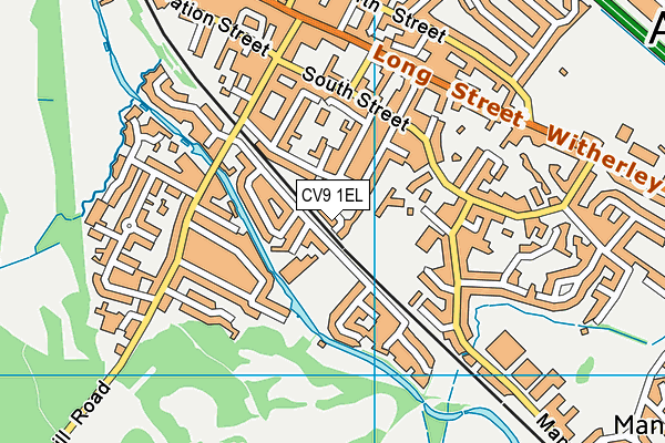 CV9 1EL map - OS VectorMap District (Ordnance Survey)
