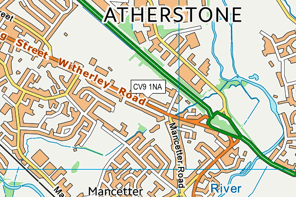 Map of ATHERSTONE BUILDING SERVICES LTD at district scale