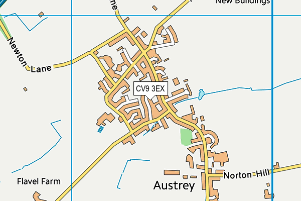 CV9 3EX map - OS VectorMap District (Ordnance Survey)