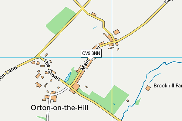 CV9 3NN map - OS VectorMap District (Ordnance Survey)
