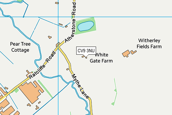 CV9 3NU map - OS VectorMap District (Ordnance Survey)