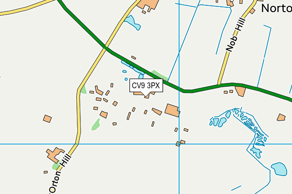 CV9 3PX map - OS VectorMap District (Ordnance Survey)