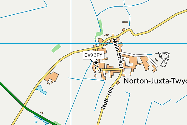CV9 3PY map - OS VectorMap District (Ordnance Survey)