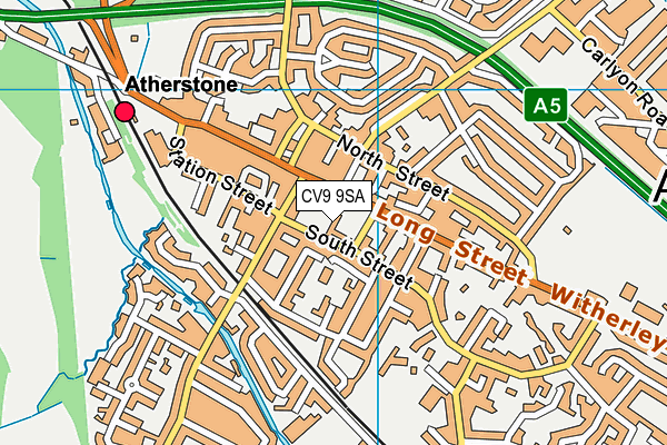 CV9 9SA map - OS VectorMap District (Ordnance Survey)