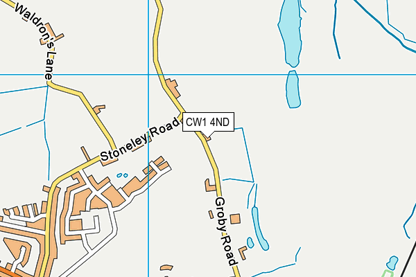 CW1 4ND map - OS VectorMap District (Ordnance Survey)