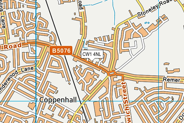 Map of COPPENHALL PHARMACY LTD at district scale