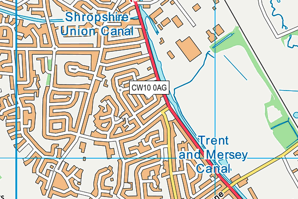Map of LATE BREAKERS LTD at district scale