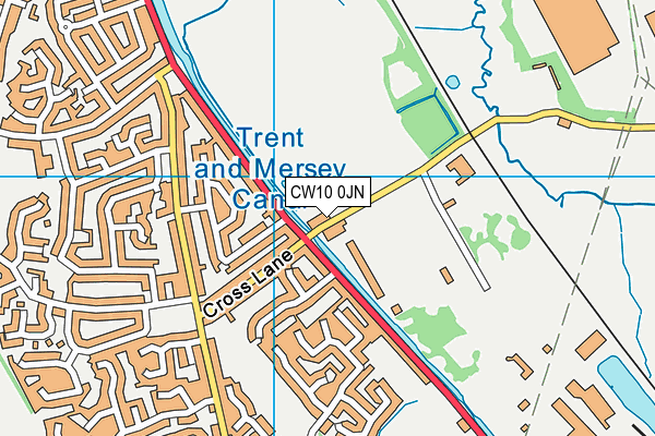 Compass Community Cledford Park map (CW10 0JN) - OS VectorMap District (Ordnance Survey)