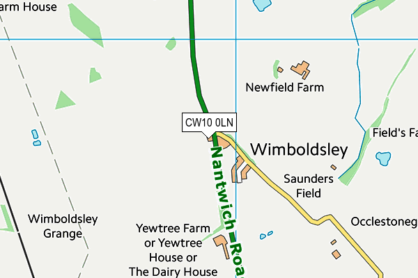 Wimboldsley Community Primary School map (CW10 0LN) - OS VectorMap District (Ordnance Survey)
