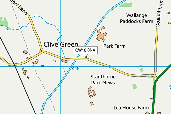 CW10 0NA map - OS VectorMap District (Ordnance Survey)