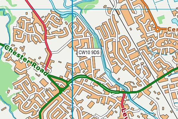 Map of HOLMES CHAPEL WINDOWS & ROOFLINE LIMITED at district scale