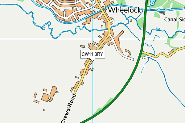 Map of CHESHIRE GRAB HIRE LIMITED at district scale