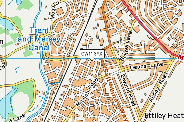 Map of THE E-LINK (CHESHIRE) LIMITED at district scale