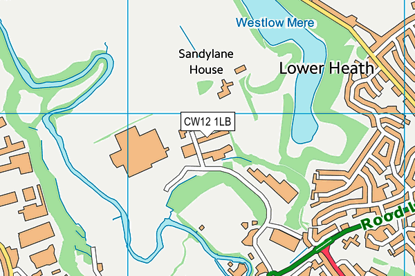 Gymetc. (Congleton) map (CW12 1LB) - OS VectorMap District (Ordnance Survey)