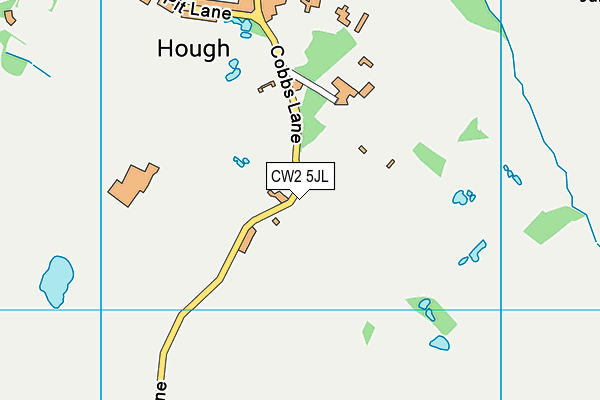 CW2 5JL map - OS VectorMap District (Ordnance Survey)