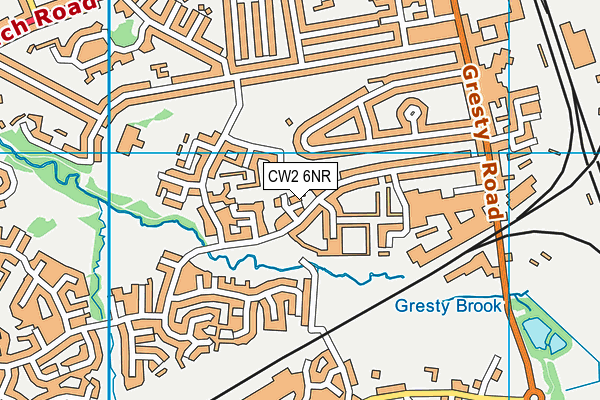 CW2 6NR map - OS VectorMap District (Ordnance Survey)