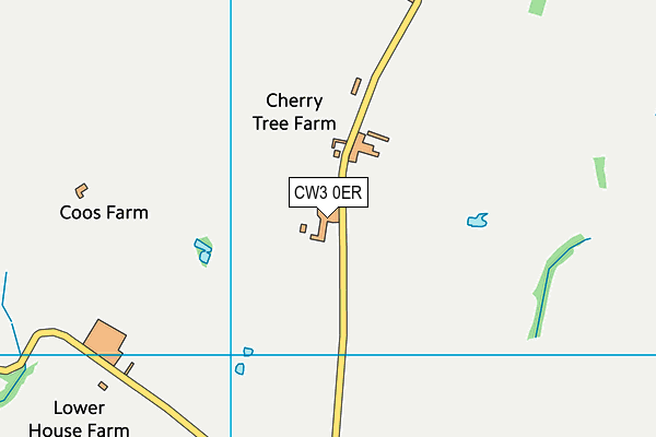 CW3 0ER map - OS VectorMap District (Ordnance Survey)