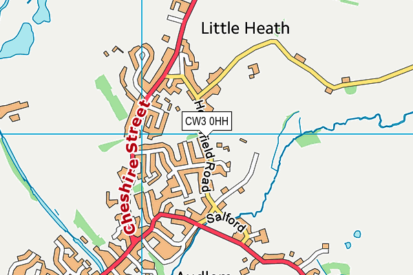 Audlem St James' CofE Primary School map (CW3 0HH) - OS VectorMap District (Ordnance Survey)