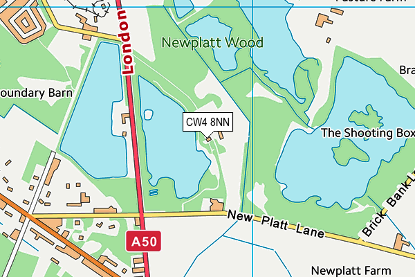 CW4 8NN map - OS VectorMap District (Ordnance Survey)