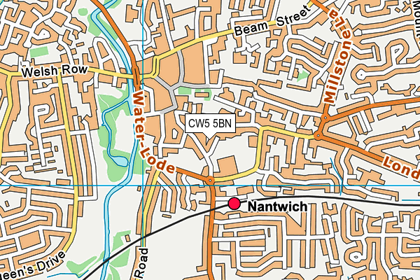 Map of NANTWICH ENGINEERING LIMITED at district scale