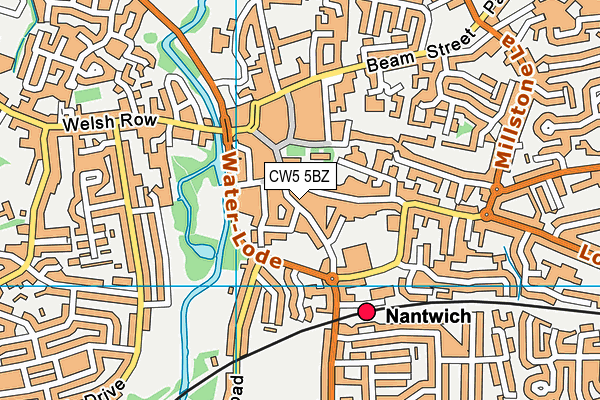 Map of NAAZ NANTWICH LIMITED at district scale