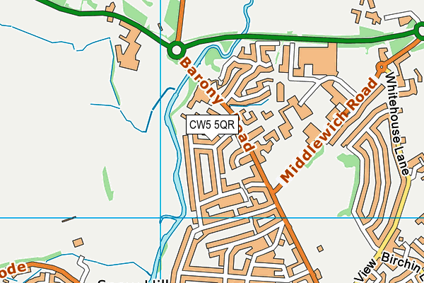 Map of POLLY MAIDS LTD at district scale