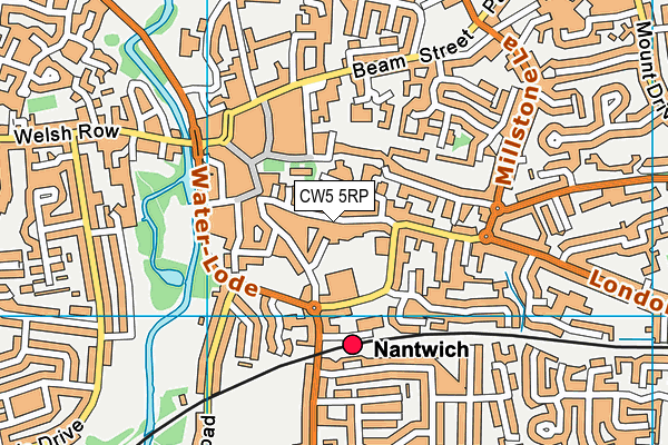 Map of BAR SIX NANTWICH LIMITED at district scale