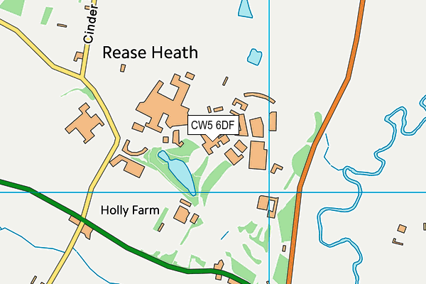 Reaseheath College map (CW5 6DF) - OS VectorMap District (Ordnance Survey)