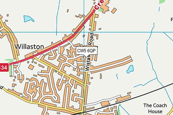 Map of WILLASTON PUBS LIMITED at district scale
