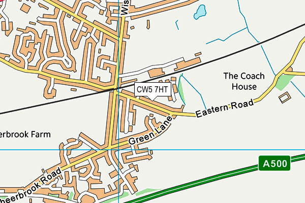 Map of JW ACCESS (CHESHIRE) LTD at district scale