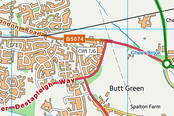 Map of BISHOPS MANOR RESIDENTS COMPANY LIMITED at district scale