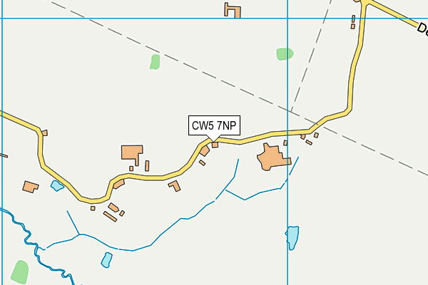 CW5 7NP map - OS VectorMap District (Ordnance Survey)