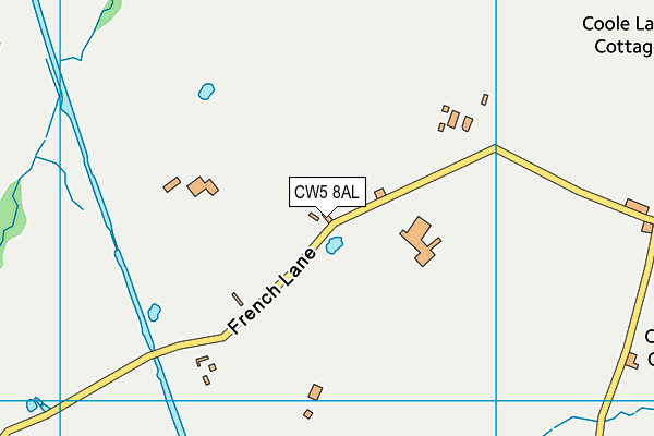 CW5 8AL map - OS VectorMap District (Ordnance Survey)