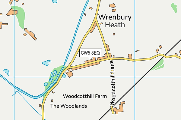 CW5 8EQ map - OS VectorMap District (Ordnance Survey)