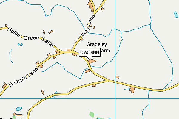 CW5 8NN map - OS VectorMap District (Ordnance Survey)