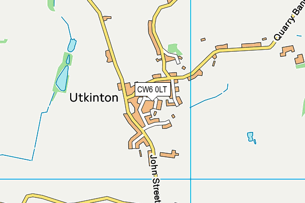 CW6 0LT map - OS VectorMap District (Ordnance Survey)