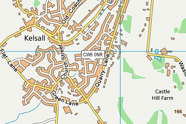 CW6 0NR map - OS VectorMap District (Ordnance Survey)