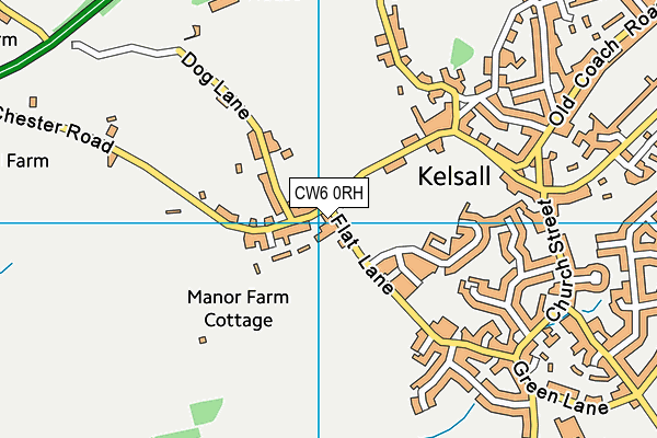 CW6 0RH map - OS VectorMap District (Ordnance Survey)