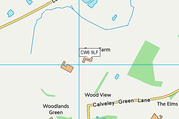 CW6 9LF map - OS VectorMap District (Ordnance Survey)