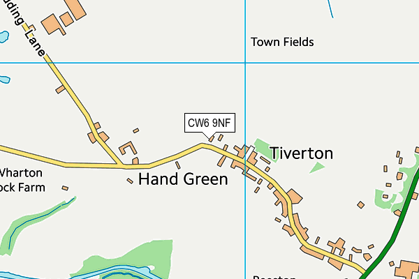 CW6 9NF map - OS VectorMap District (Ordnance Survey)