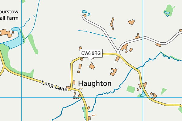 CW6 9RG map - OS VectorMap District (Ordnance Survey)