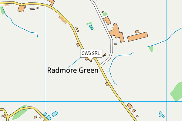 CW6 9RL map - OS VectorMap District (Ordnance Survey)