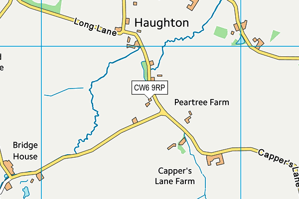 CW6 9RP map - OS VectorMap District (Ordnance Survey)