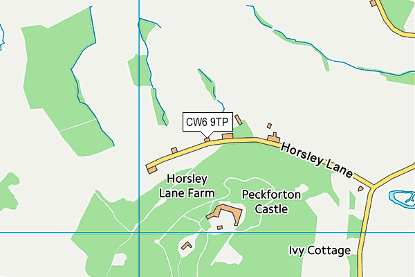 CW6 9TP map - OS VectorMap District (Ordnance Survey)