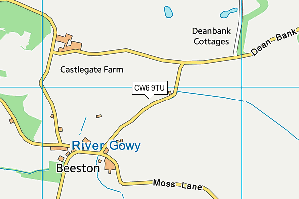 CW6 9TU map - OS VectorMap District (Ordnance Survey)