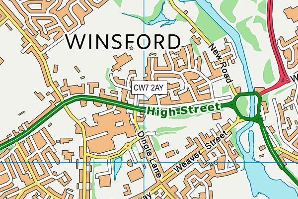 Map of WINSFORD TOOL HIRE LIMITED at district scale