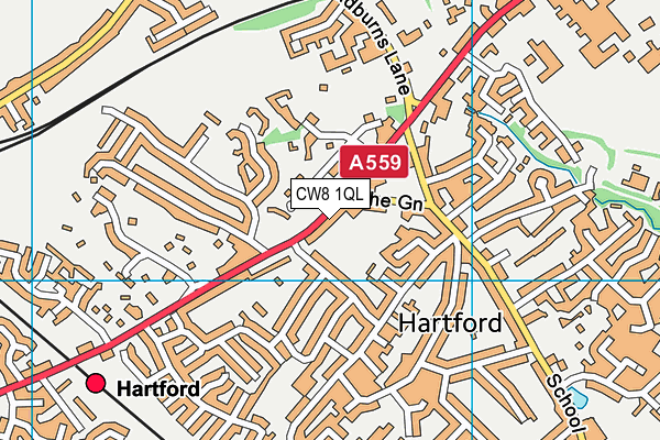 Map of RED LION (HARTFORD) LTD at district scale