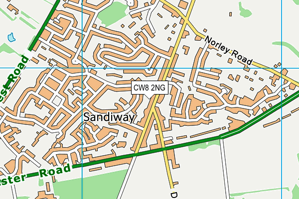 Map of IVY COURT (SANDIWAY) MANAGEMENT COMPANY LIMITED at district scale